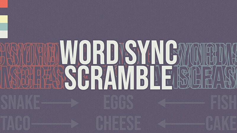 Word Sync Scramble